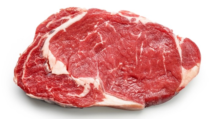 A cut of uncooked beef